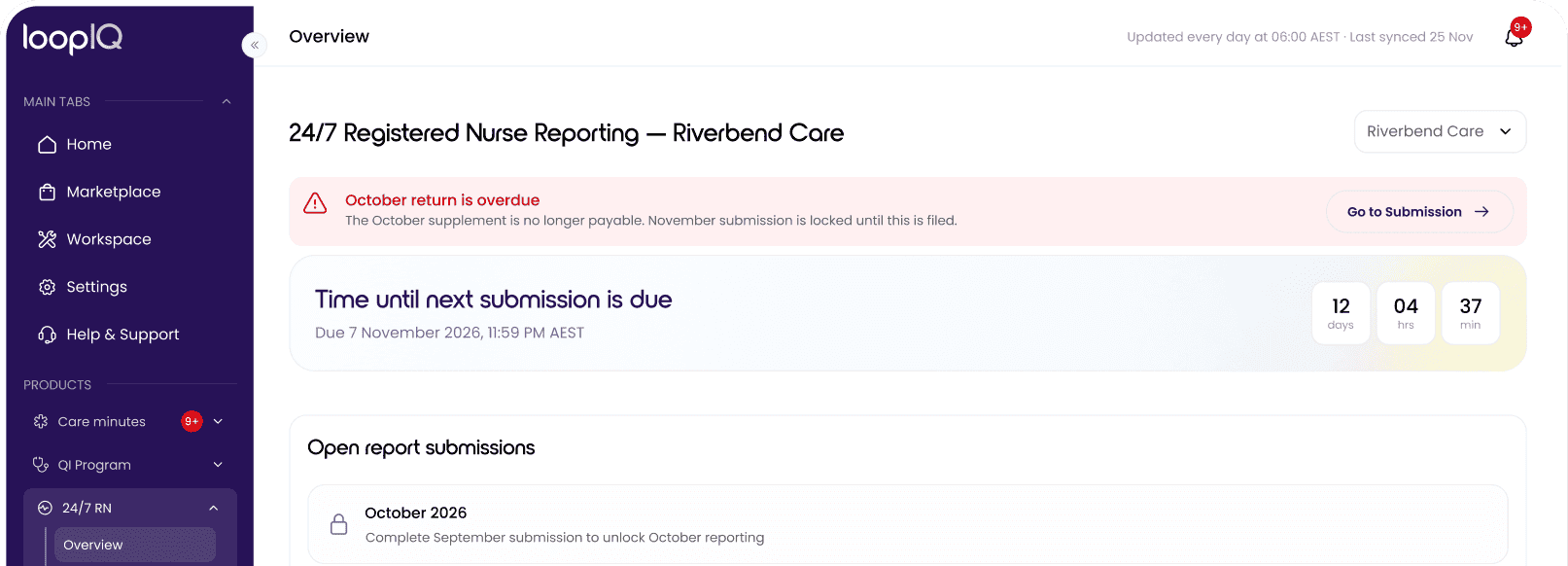 Loop IQ Dashboard Performance Statements